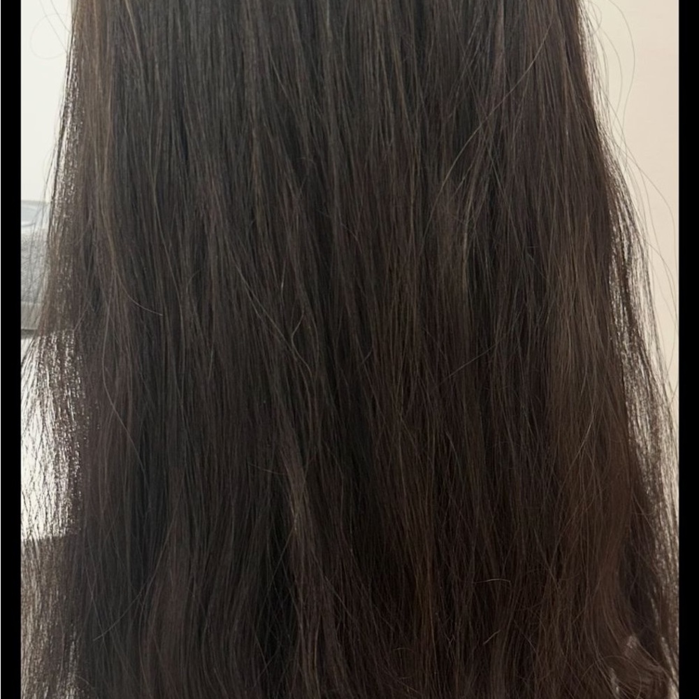Luxurious Brown human hair band fall wig